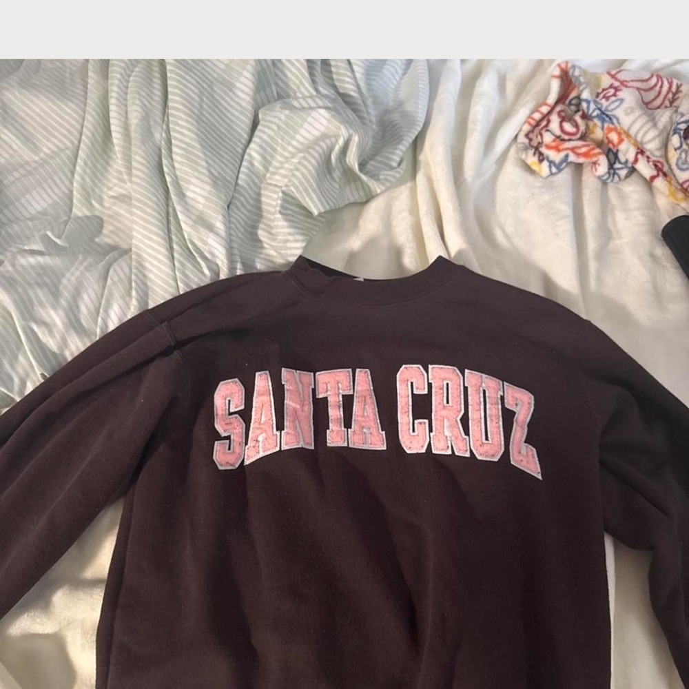 Champion Small Pullover Sweatshirt - Dark Brown with White Tag